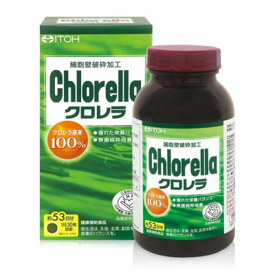 Thực phẩm chức năng bảo vệ sức khỏe CHLORELLA tảo 1440 viên Số 1 Nhật Bản.
