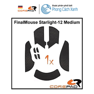 Bộ grip tape Corepad Soft Grips FinalMouse Starlight-12 Medium - Hàng Chính Hãng