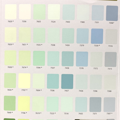 Sơn nước ngoại thất cao cấp TOA 4 Seasons Satin Glo siêu bóng màu xanh 7506 _ 5L