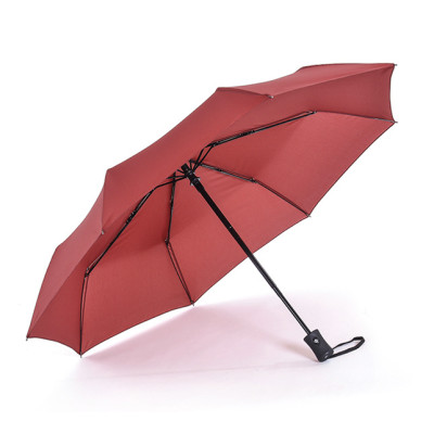 Dù xếp tự động 2 chiều - Màu Đỏ Đô