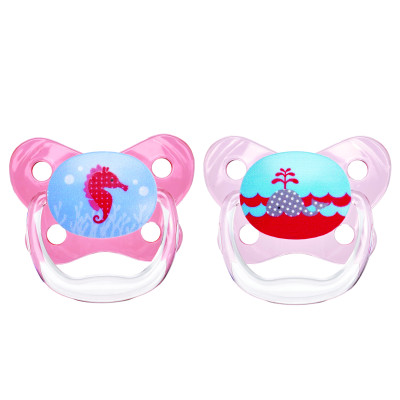 [ PV12001 - Hồng ] Set 2 ty ngậm Prevent chỉnh nha, chống vẩu Dr.Brown