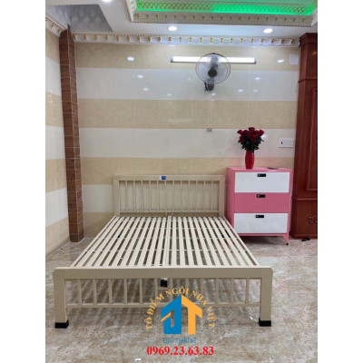 Giường sắt kiểu giá bền siêu xinh 1M8X2M - ĐẠI THÀNH