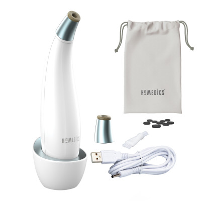 Máy siêu mài mòn tẩy da chết cầm tay kèm massage lạnh Homedics MD-100-EU2 hàng chính hãng