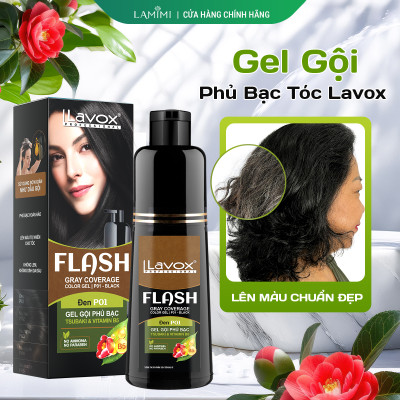 Gel Gội Phủ Bạc Vitamin B5 Flash 200ml (P05 - NÂU MOCHA)