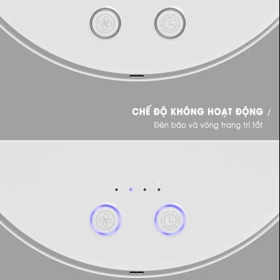 Quạt Tích Điện Để Bàn Xiaomi 3life 008 Sử Dụng 6-24 Giờ Liên Tục Tùy Cấp Độ Gió - Hàng Nhập Khẩu