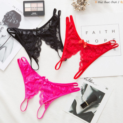 Quần lót ren, Quần lọt khe ren nữ sexy - 1 cái màu hồng
