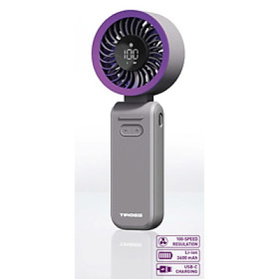 Quạt tích điện cầm tay USB Tiross TS3422  - Hàng chính hãng