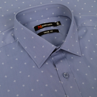 Áo sơ mi nam dài tay mã Khatoco A1MD498T1-CNIN765-2704-D