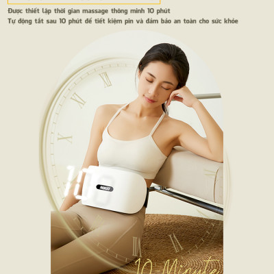 Máy Massage Bụng Cao Cấp Nikio NK-166DC - Công Nghệ Xoa Bóp Kết Hợp Hồng Ngoại Hiện Đại, Hỗ Trợ Cải Thiện Vòng 2 Cực Nhanh, Pin Sạc Tiện Lợi