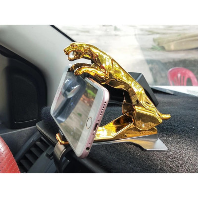 Kẹp Điện Thoại Gắn Trên Taplo Xe Hơi Hình Con Báo - Hàng chính hãng