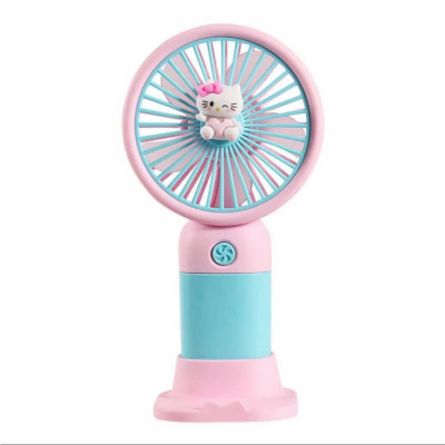 Quạt Mini Để Bàn, Quạt Tích Điện Sạc USB - Quạt Cầm Tay Tốc Độ, Điều Chỉnh Hướng Gió Xoay 360 Độ, Kiểu Dáng Sang Trọng , Không Gây Ồn, Pin Sạc - Giao Màu Ngẫu Nhiên - Hàng Nhập Khẩu