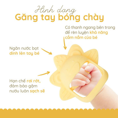Gặm nướu cho bé từ sơ sinh SILIPOT BEBE mềm, chất liệu platinum silicone, an toàn cho bé, không BPA, chịu nhiệt 250 độ