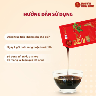 Nước hồng sâm DKG (30gói x 70ml)