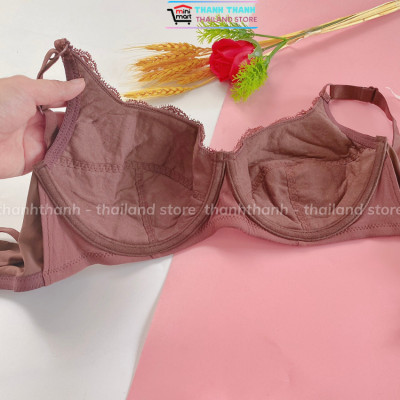 Áo ngực mỏng không có mút, có gọng form quả vừa, cup B, ANNY Thái Lan 1207
