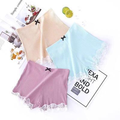 Combo 5 Quần Lót Nữ Quần Váy Cotton Tăm Viền Ren 044 – Mềm Mại, Thoáng Khí, Quyến Rũ