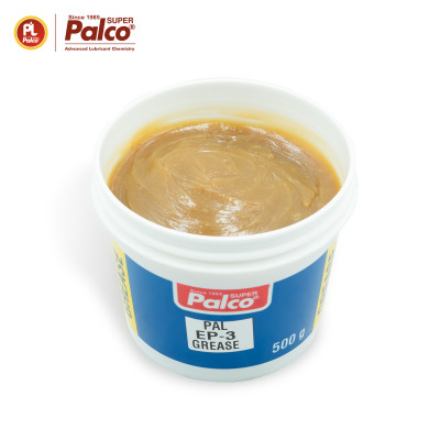Mỡ bò chịu cực áp đa dụng PALCO EP-3 Gốc Lithium, NLGI-3, Màu vàng nâu - Hộp 500gr - Nhập khẩu Ấn Độ