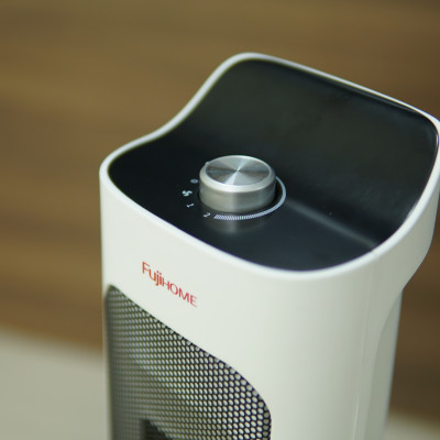 Máy sưởi gốm không khô da nhập khẩu FUJIHOME FH1000, không phát sáng, không đốt oxi, tự ngắt - Hàng chính hãng
