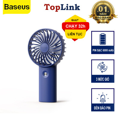 Quạt Tích Điện Cầm Tay Pin Trâu 32h Sử Dụng Yoobao F3 Với 3 Tốc Độ Gió Có Đèn Báo Pin Thiết Kế Nhỏ Ngọn - Hàng Chính Hãng