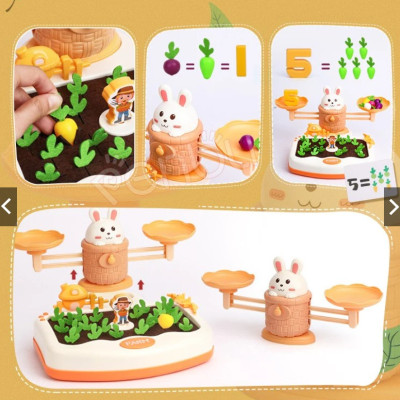 Bộ Cân Bằng Toán Học Hình Thỏ