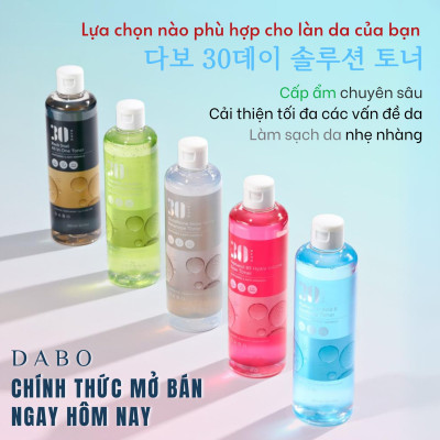 Nước hoa hồng B5 trắng da , chống nhăn, nâng cơ da - DABO Peptanol B5 Hydra Volume Base Toner 300ml