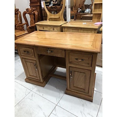 Bàn Làm Việc Gỗ Gõ Đỏ 1M2 ( Tặng Ghế )