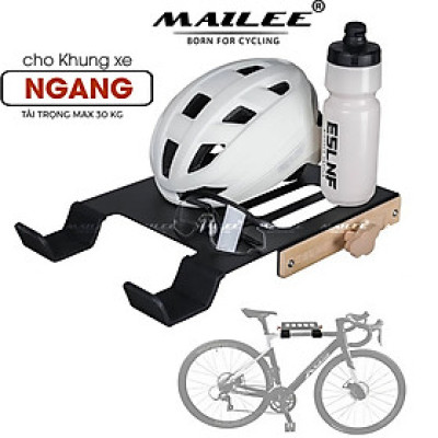 Móc Treo Xe Đạp Tường 30kg ESL-30 Tiết Kiệm Không Gian, Có Bọc Cao su chống trầy xe, Giá Đỡ Xe Đạp Trong Nhà Nhà Để Xe - Mai Lee