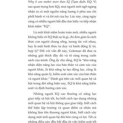 EQ - Đừng Để Cảm Xúc Hạ Gục Bản Thân