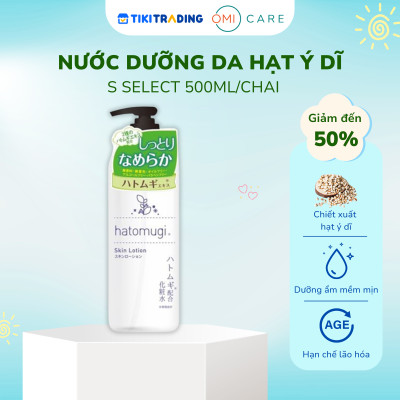 Nước dưỡng da chiết xuất hạt ý dĩ s select 500ml/chai