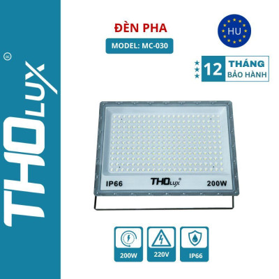 Đèn pha MC-030 Tholux 200W. Đèn led LED ngoài trời, siêu sáng
