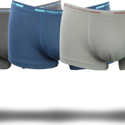 Combo 3 Quần lót nam cotton boxer Freeman BO503
