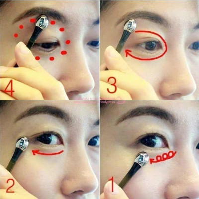 Cây Lăn Mắt Bôi Kêm Chống Nếp Nhăn Và Quầng Thâm Hiệu Quả Độc Đáo, Eye Roller Massage Stick Kem Bôi Mắt, Cây Lấy Kem Mắt