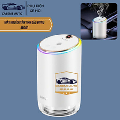 Máy Khuếch Tán Tinh Dầu Ô Tô Wi WU Starry Ambient Aroma Diffuser AR003 – Sang Trọng, Có Đèn LED, Pin 500mAh - Hàng Nhập Khẩu
