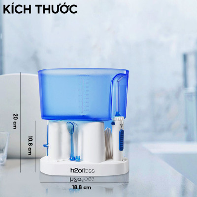 Máy tăm nước gia đình H2ofloss HF9 Whisper, phiên bản cao cấp với động cơ giảm độ ồn