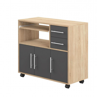 Tủ phòng ăn bằng gỗ công nghiệp thiết kế đa năng SMLIFE Dominics