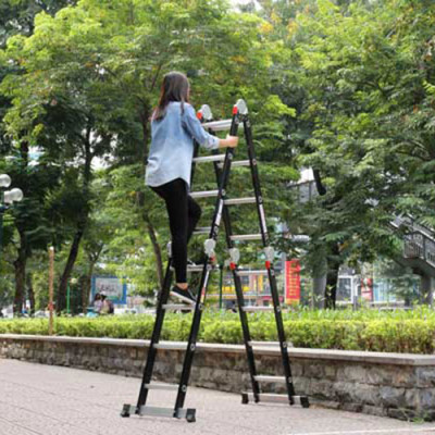 Thang Nhôm Đa Năng 4 Đoạn 16 Bậc Advindeq ADM104 