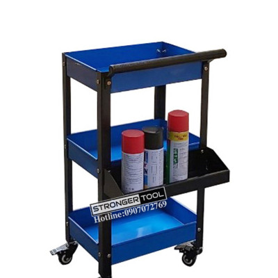 XE ĐẨY DỤNG CỤ 3 TẦNG ĐA NĂNG CÓ KÈM KHAY PHỤ ĐỰNG ĐỒ