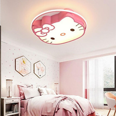 Đèn ốp trần, Đèn ốp trần phòng ngủ cho bé, Ốp trần cho phòng bé gái dễ thương_Đèn 3 màu sáng