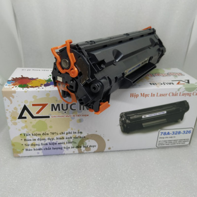 Hộp mực AZ 78A 326 328 Có lỗ đổ mực Dùng cho máy in LBP 6230DN, 6200, HP P1566 P1606, 1536dnf  - Hàng chính hãng