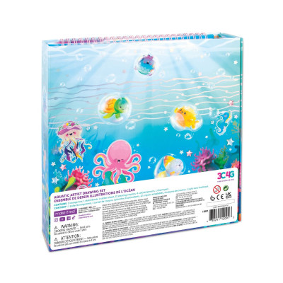 Combo Tô Màu Và Sketchbook - Aquatic Artist Deluxe 3C4G 12091