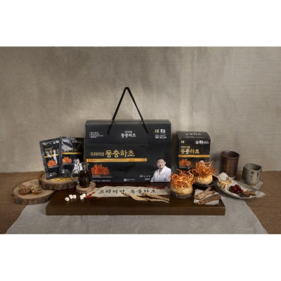 COMBO 2 Hộp Tinh Chất Hồng Sâm Đông Trùng Hạ Thảo Hàn Quốc 6 Năm Tuổi - 60 gói x 70ml