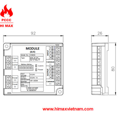 Module 4/4 hi max HIS604
