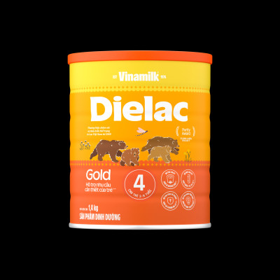 Sữa bột Vinamilk Dielac Alpha Gold 4 1400g (cho trẻ từ 2- 6 tuổi)