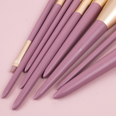 Bộ Cọ Trang Điểm 9 Cây AW01 Cao  + Hộp  đựng Cọ Da