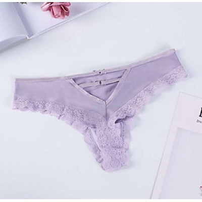 Quần Lót Nữ Lọt Khe Thun Lạnh Viền Ren Vicky 1206 – Mỏng Mịn, Không Lộ Viền