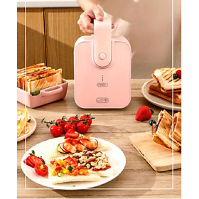 Máy Nướng Bánh Mì Sandwich Bánh Kẹp Đa Năng Dễ Sử Dụng, Rán Trứng, Rán Thịt Chống Dính Tuyệt Đối - Hàng chính hãng