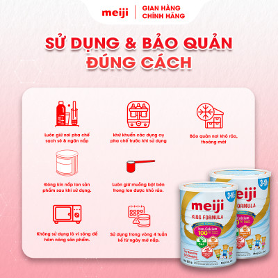 Thực phẩm bổ sung Meiji Kids Formula - Nhập khẩu chính hãng (900g)