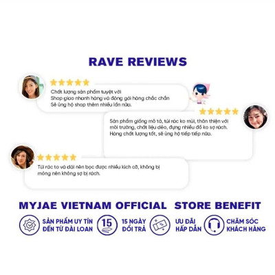 MyJae Túi Rác trên xe hơi dạng hộp (50 túi)