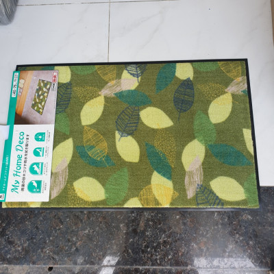 THẢM WELCOME DOORMAT GẠT MỌI BỤI ĐẤT CONDOR JP 45x75CM- họa tiết lá xanh