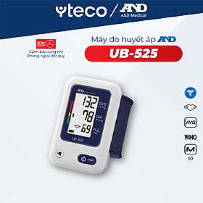 Máy đo huyết áp cổ tay AND UB-525
