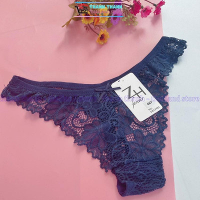 Quần lọt khe nữ Thái Lan ZH 667 free size L, chất ren mềm mại, co giản 4 chiều, mặc thoải mái